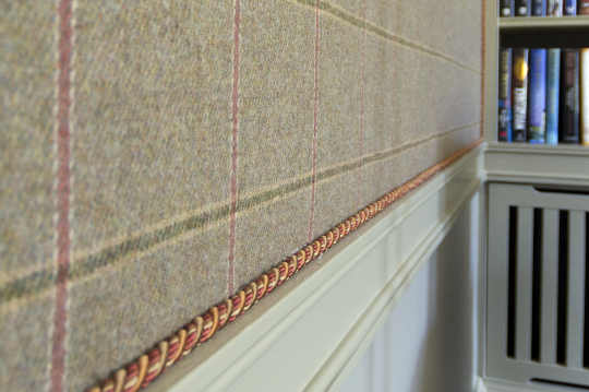 Fabric walling, painting, decorating, wallpapering in London by cpalace fabric walling painting decorating wallpapering london